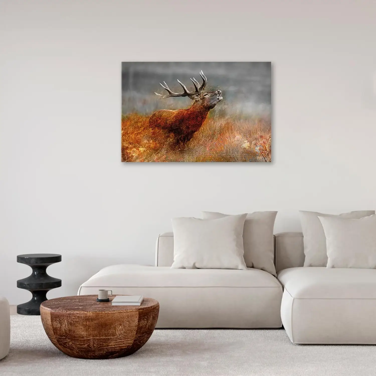 TABLEAU D'AFFICHAGE AVEC PELUCHE DANOISE MARRON
