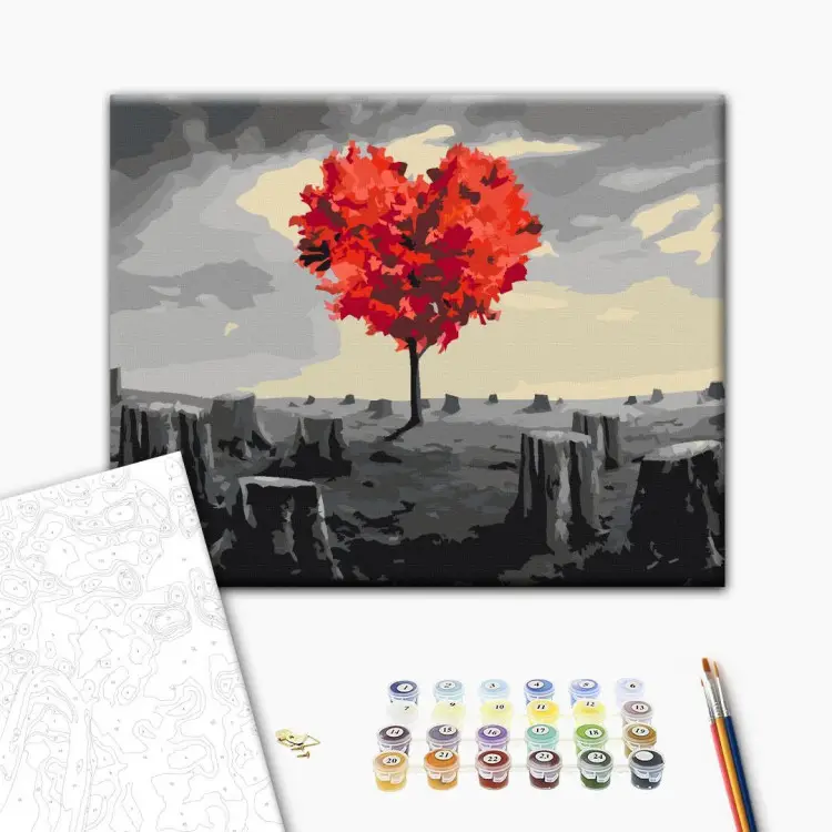 Arbre en forme de coeur