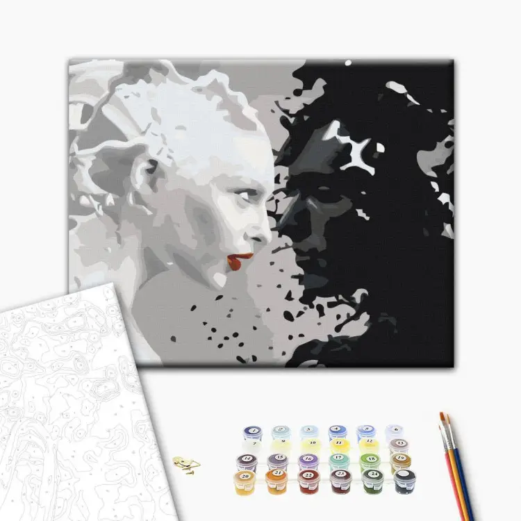 Kit Peinture Par Numéros 6 Toiles 20x30 Cm | Abstrait Moderne, Acrylique | Décoration Murale DIY - 6