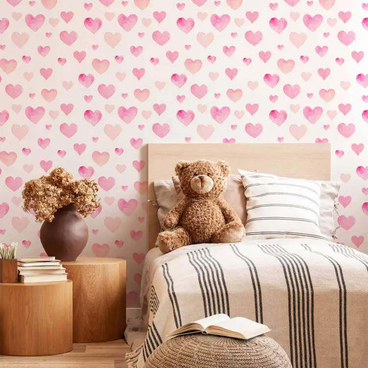 Cœurs roses