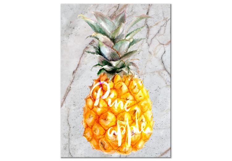 Tableau sur toile Pineapple and Marble (1 Part) Vertical