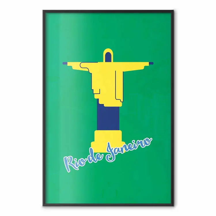Rio de Janeiro - sculpture, texte anglais