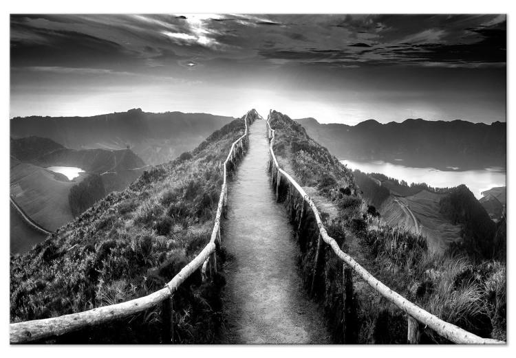 Tableau sur toile Sentier de randonnée (1 pièce) - paysage îles des Açores Portugal