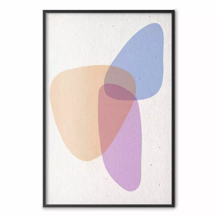 Partage commun - abstraction beige formes colorées