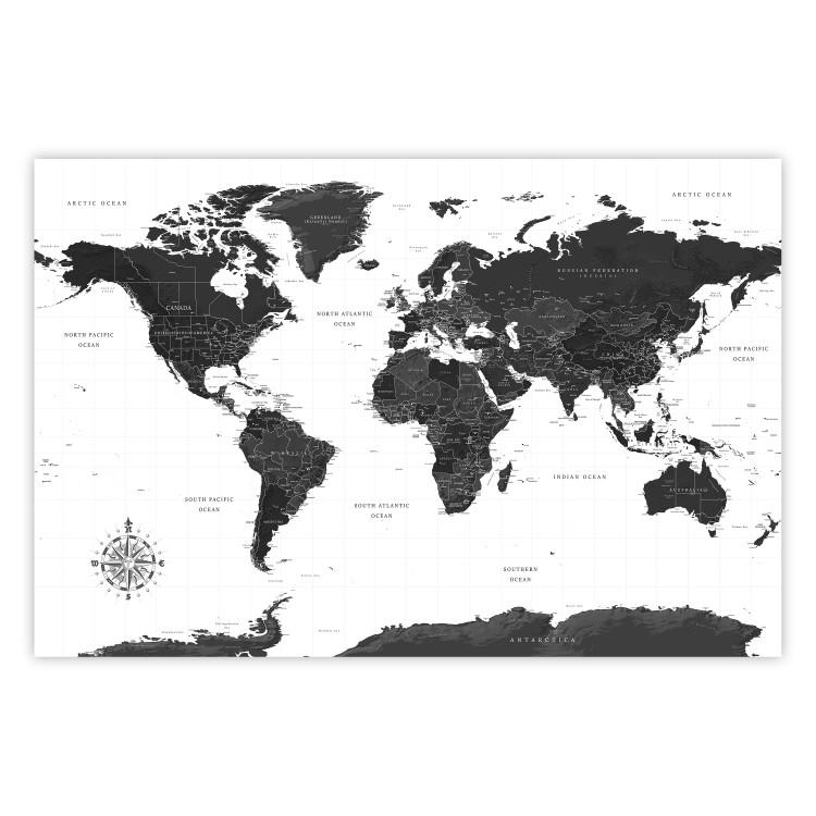Poster du monde nature - Planisphère réalisé par Blay-Foldex