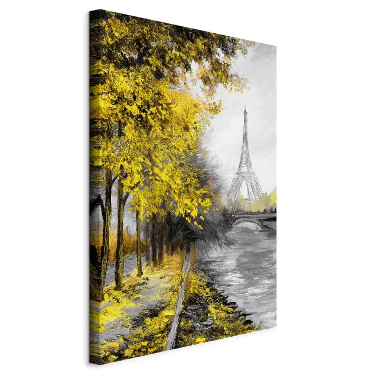 Canal parisien vertical jaune