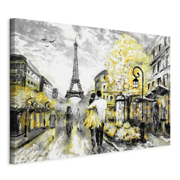 Rendez-vous colorés large jaune