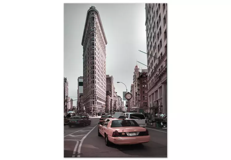 Flatiron Building à New York - une photo de rue et d'architecture
