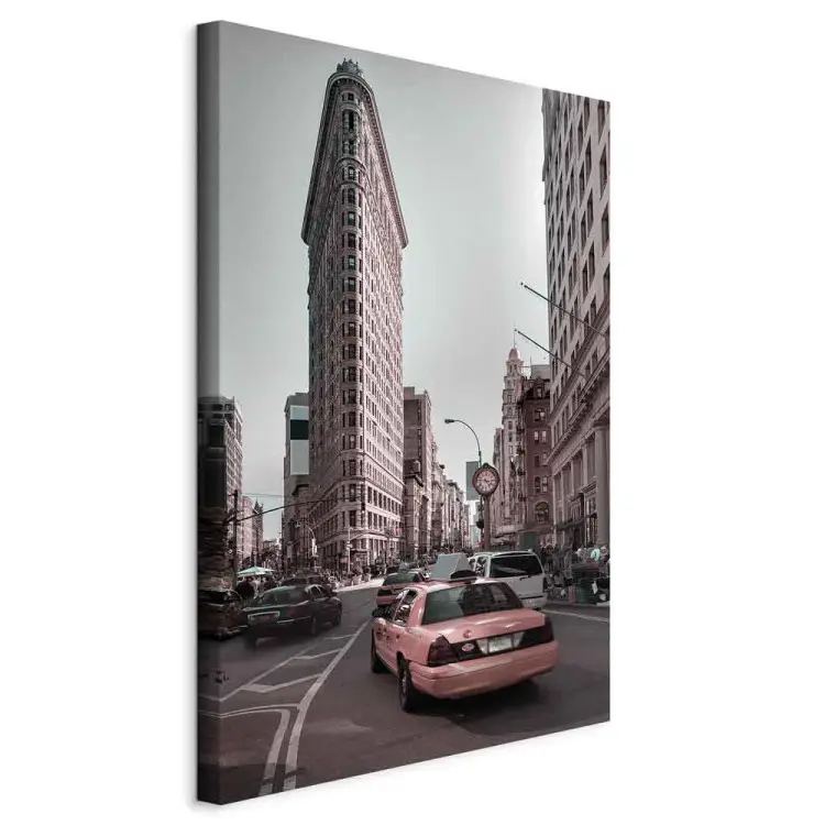 Flatiron Building à New York - une photo de rue et d'architecture