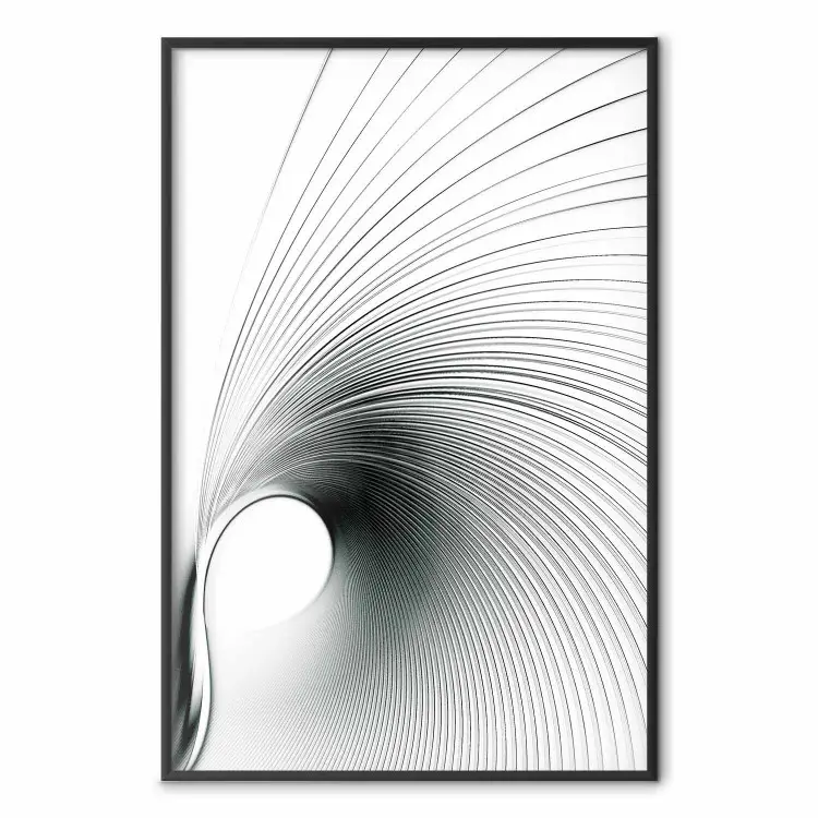 Courbe du Temps - lignes abstraites créant des vagues