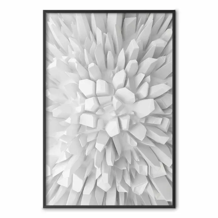 Amour glacial - roches blanches en 3D