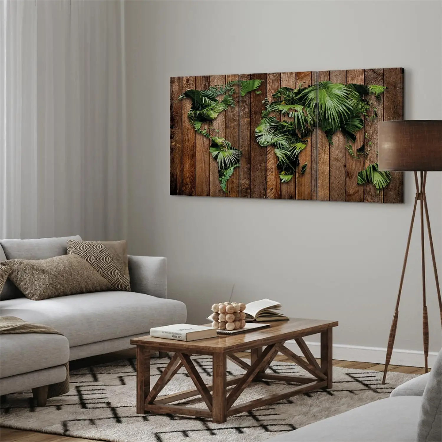 Grand Photophore 'Jungle' Maisons Du Monde - 30 Cm, Acier Vert, Forme Maison