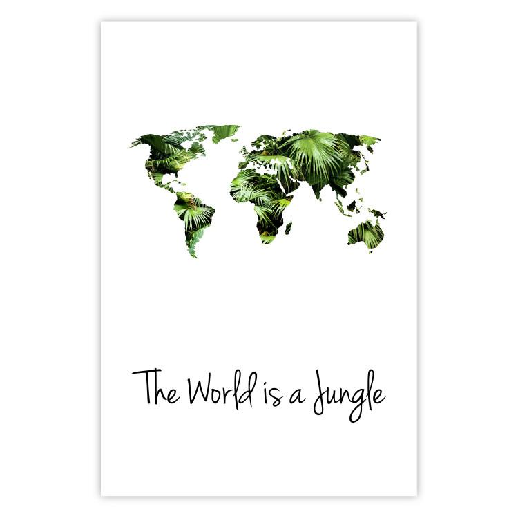 Poster carte du monde Love Travel : planisphère géant