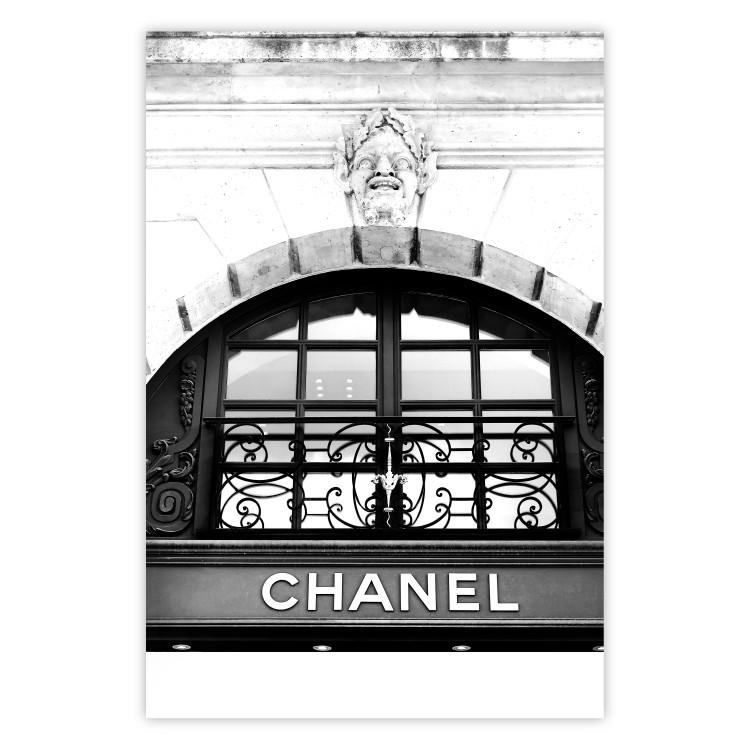 Affiche avec cadre noir - Logo Chanel - 50x70 Maisons du monde