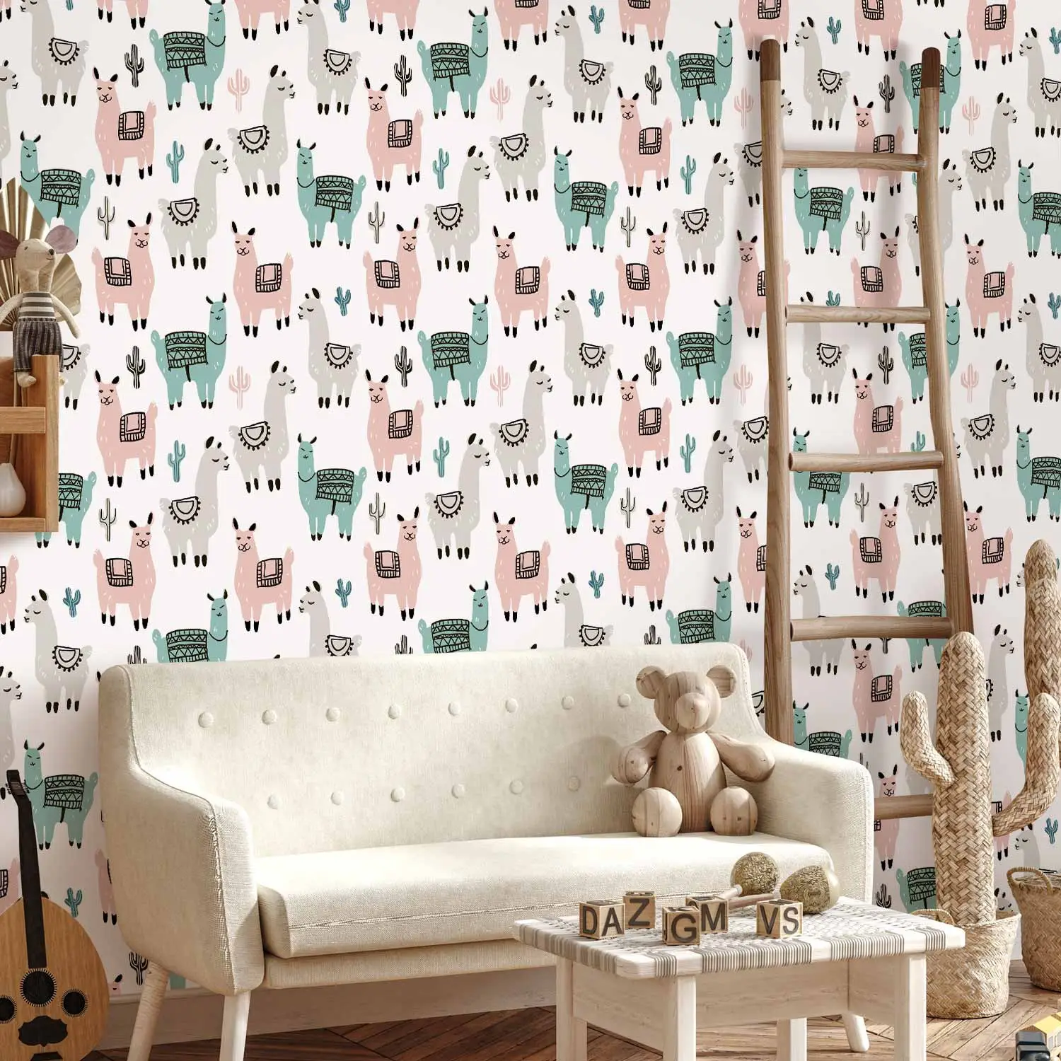Tissu Déco Lama Alpaga – Idéal Pour Rideaux, Coussins Et Créations DIY