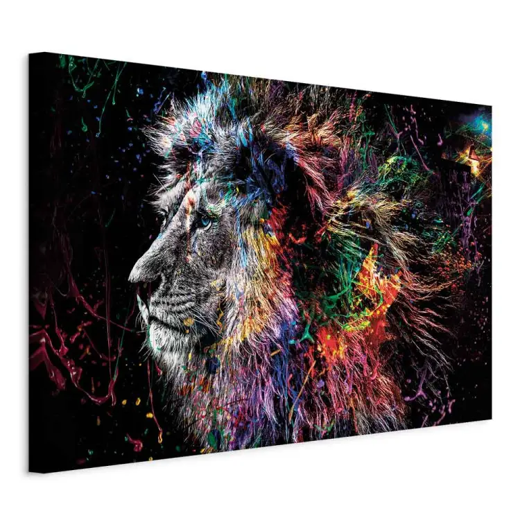Lion fou large