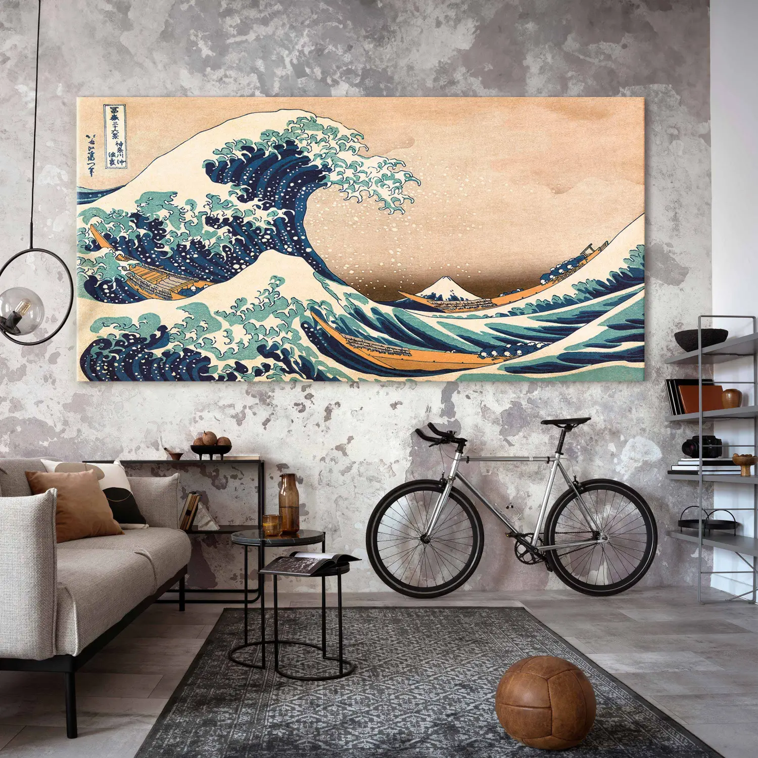 Cadre photo avec affiche - La grande vague de Kanagawa - Katsushika Cadre photo avec affiche - La grande vague de Kanagawa - Katsushika