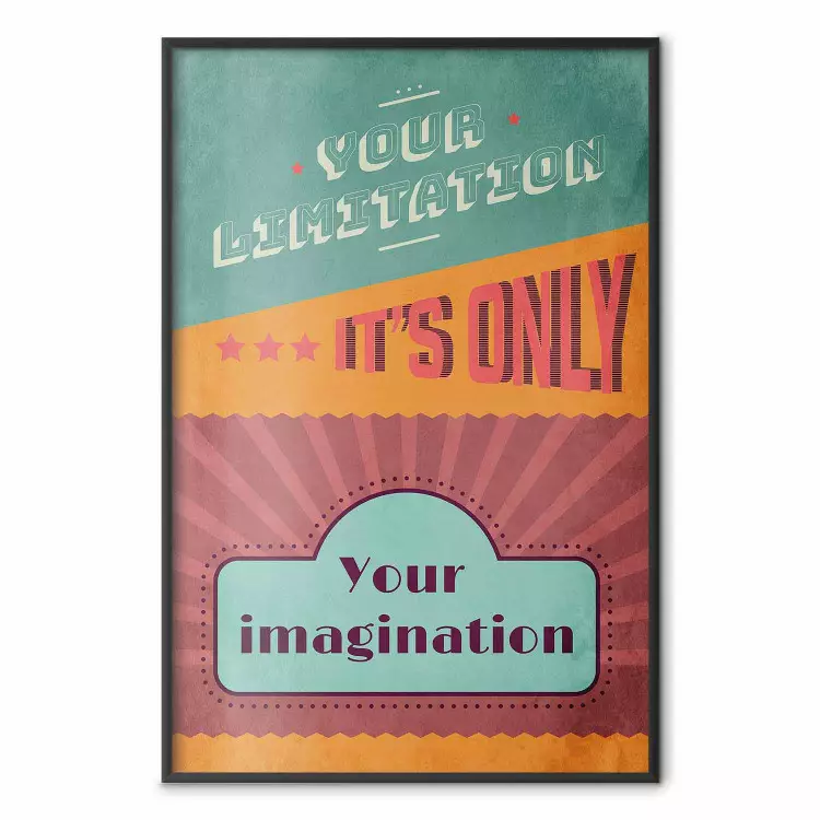 Votre Seule Limite C'est Votre Imagination - motif inscriptions