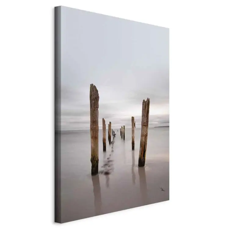 Calme apparent vertical - paysage marin