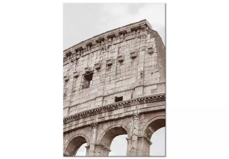 Colisée (1 partie) vertical - architecture de Rome en sépia
