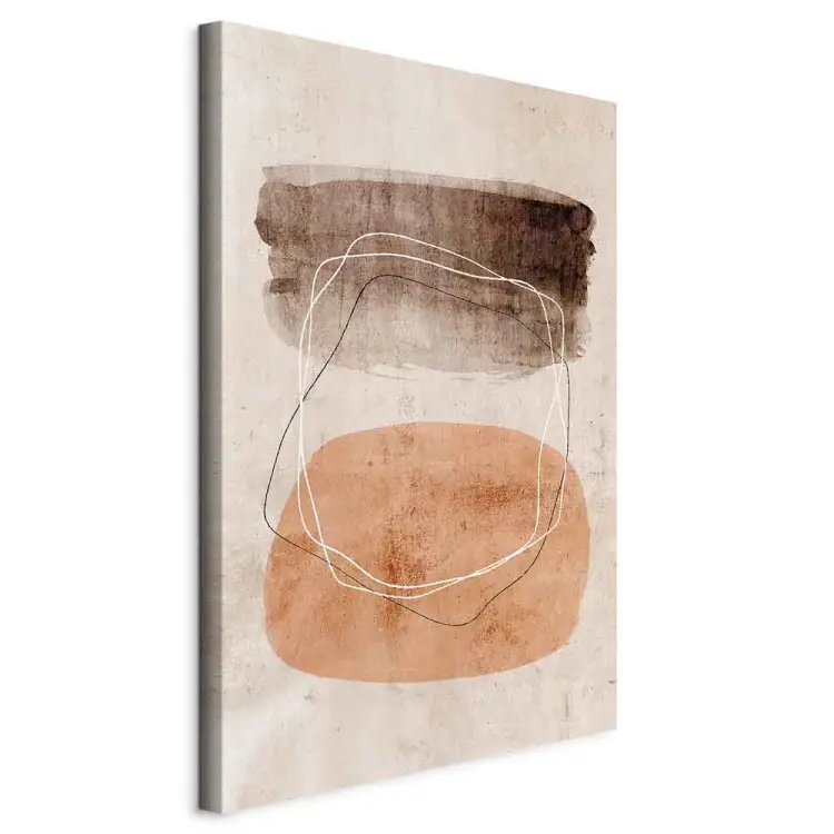 Figures Vibrantes vertical - Abstraction en motif boho