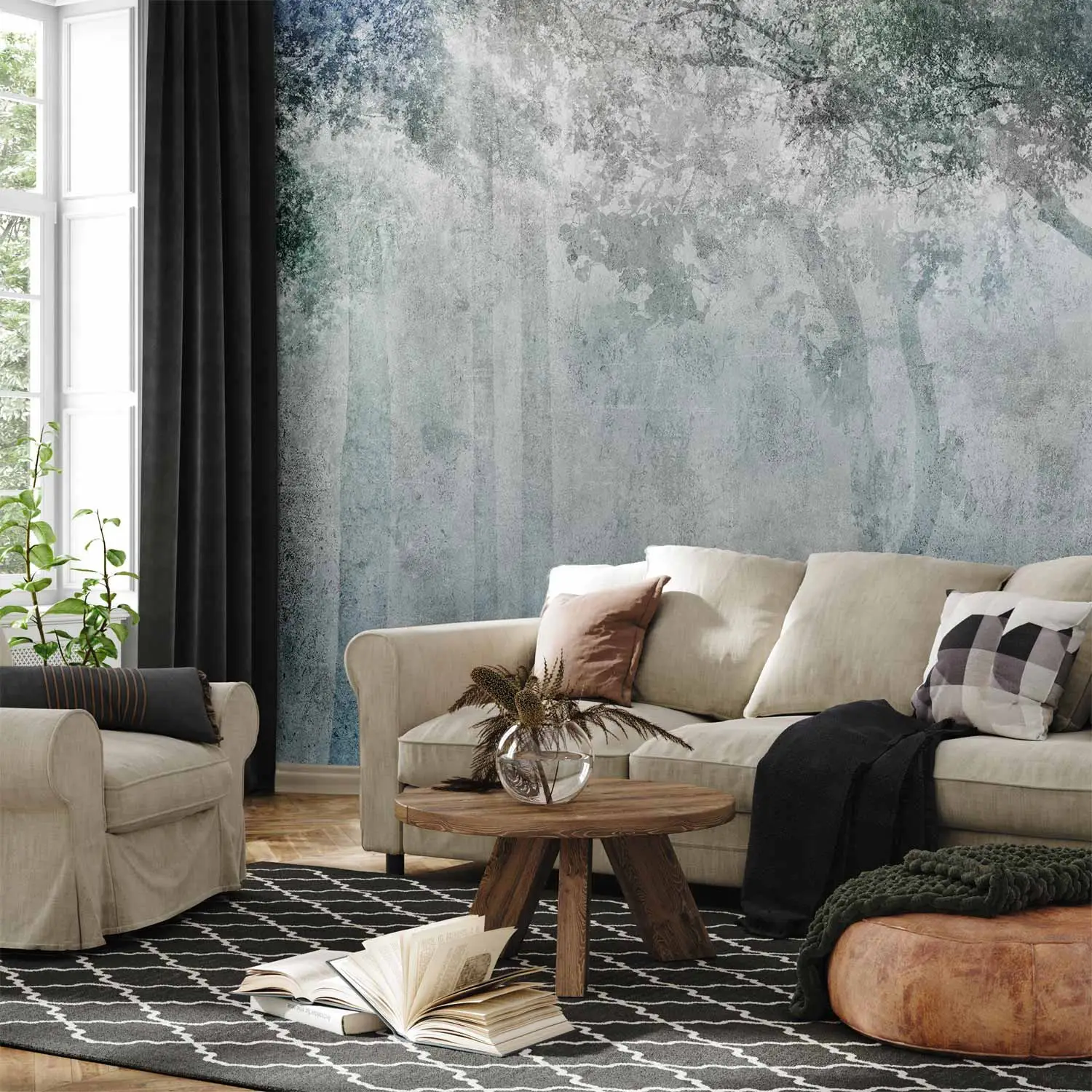 Papier peint panoramique intissé Star Wars rouge L200 x H250 cm