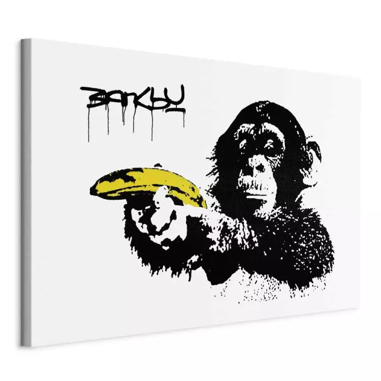 Banksy: Singe avec banane (1-pièce) large