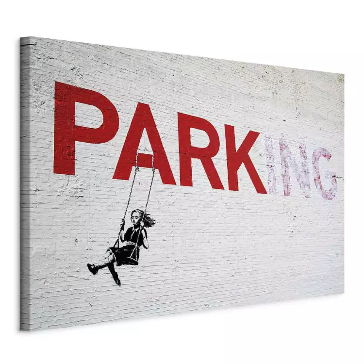 Parking Girl Swing Banksy