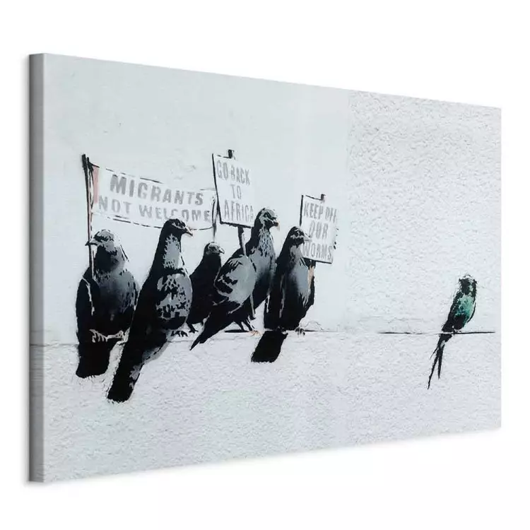 Oiseaux protestataires Banksy