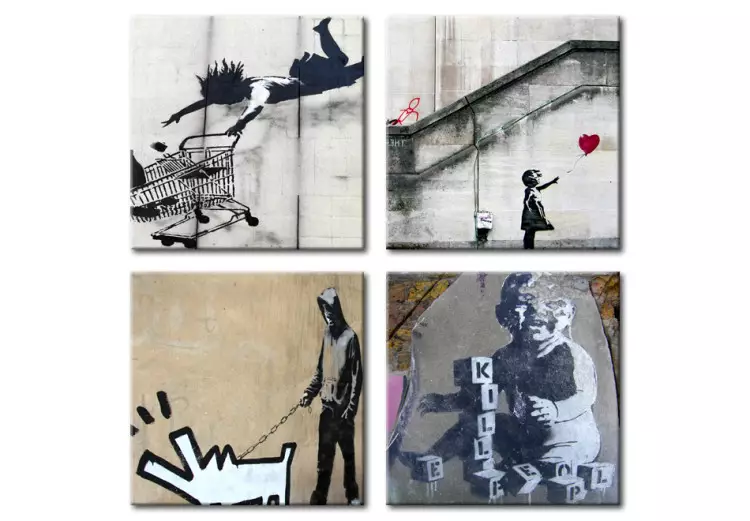 Banksy - quatre idées créatives