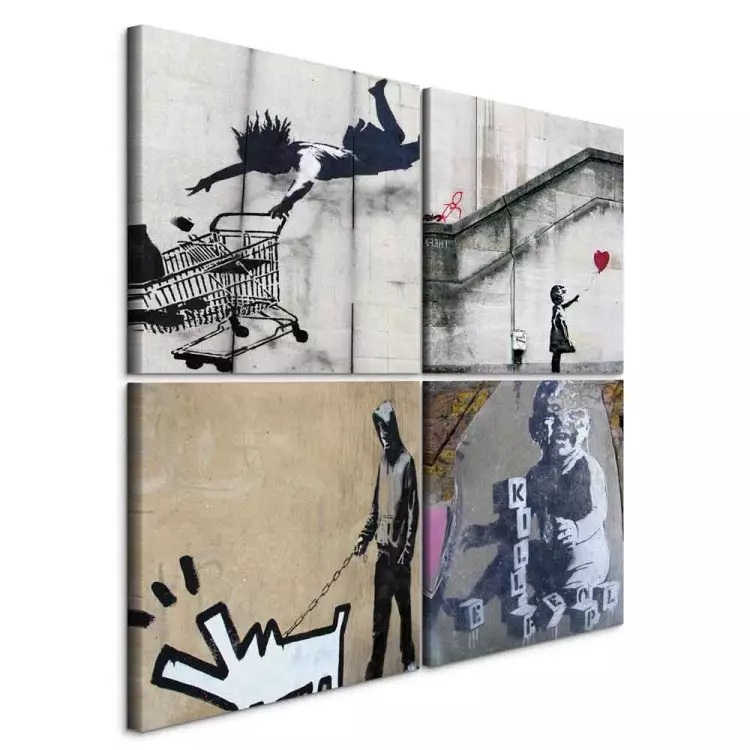 Banksy - quatre idées créatives