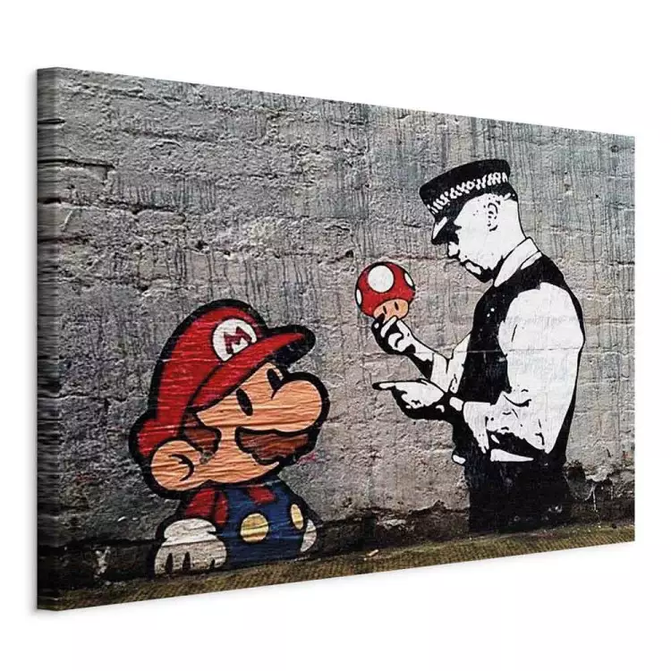 Mario et policier (Banksy)