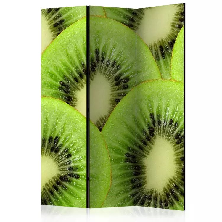 Tranches de kiwi (3 panneaux) - fruits tropicaux verts