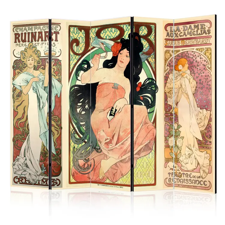 Alphonse Mucha : Femmes II - motif coloré