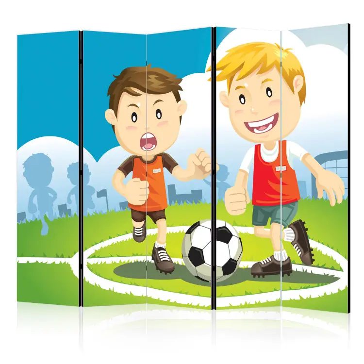 Terrain II - joueurs de football sur le terrain