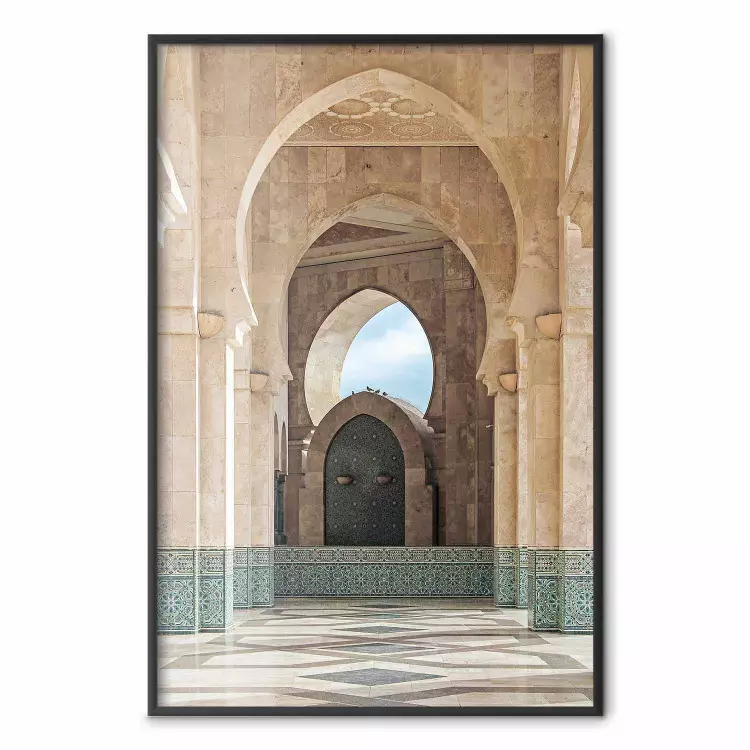 Arches - photographie d'une temple marocaine avec colonnes