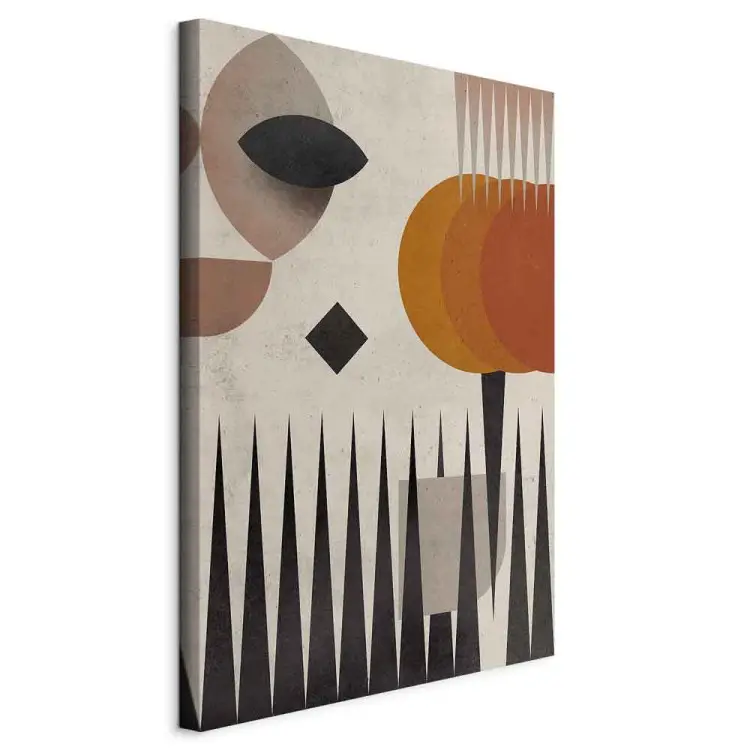 Formes de la nature - une abstraction avec des montagnes et du ciel