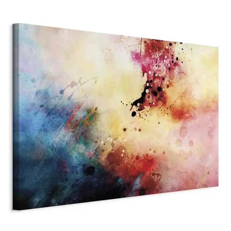 Symphonie des couleurs large - Aquarelle colorée abstraite