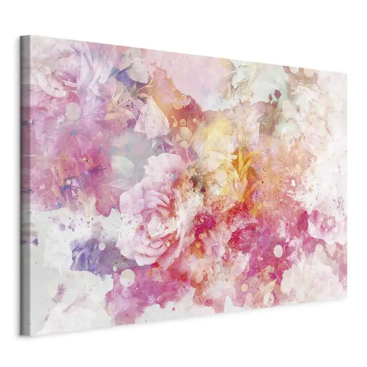 Explosion de fleurs large - Abstraction rose de fleurs