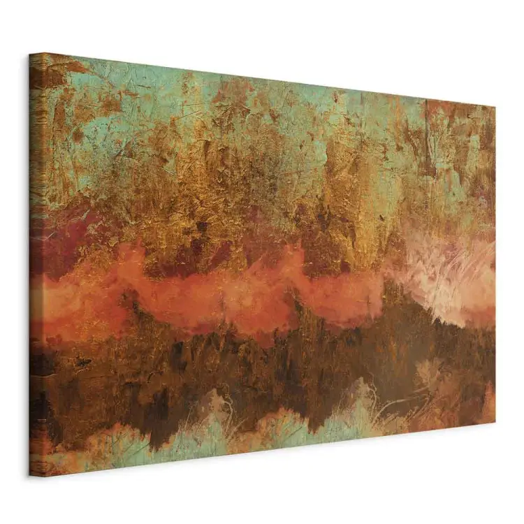 Expression de la vie large - Abstraction aux tons chauds