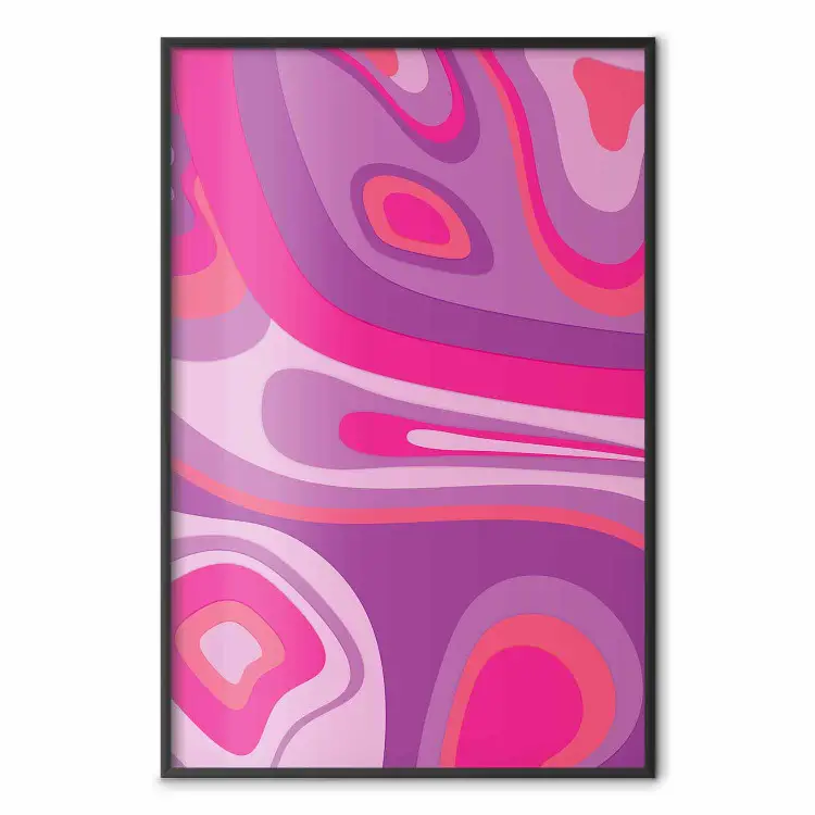 Fuchsias euphorique - abstraction aux teintes colorées