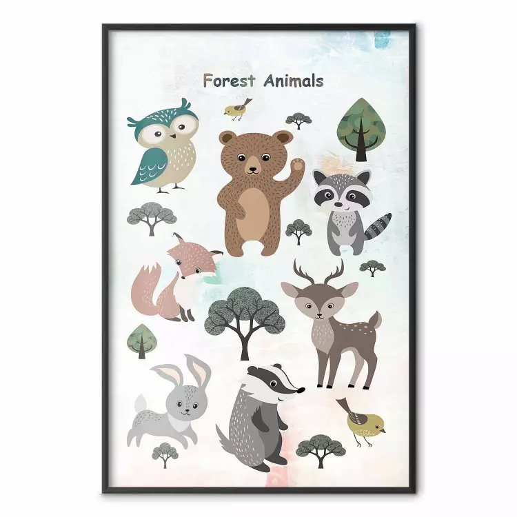 Animaux forestiers