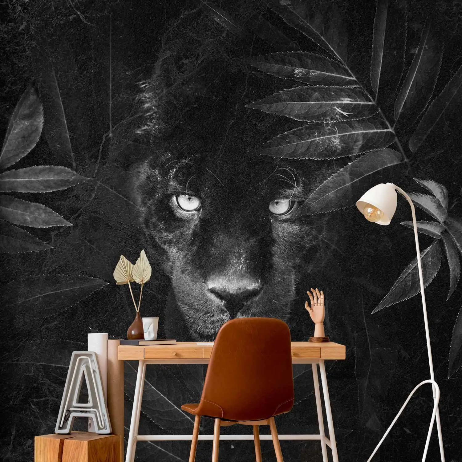 Léopard et Panthère noire - Photo et Tableau - Editions Limitées