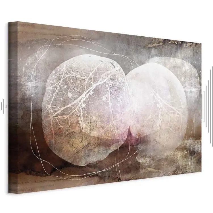 Tableau Acoustique Paysage 225x112.5 Cm - 5 Panneaux, Isolation Phonique, Impression Toile, Décoration Murale