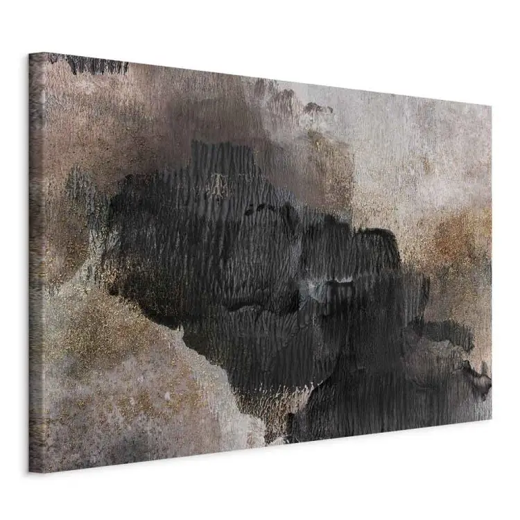 Havre beige - Abstraction avec ajout de noir