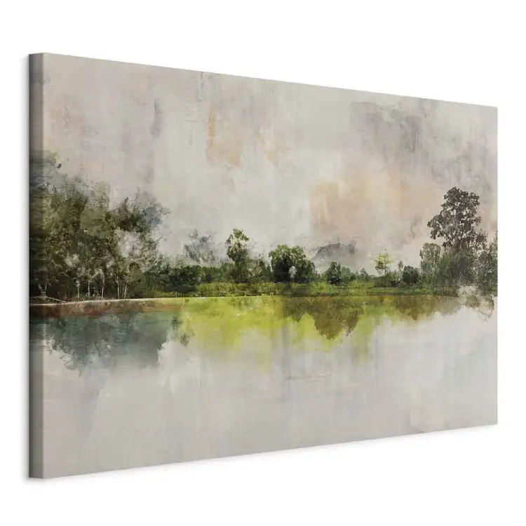 Ambiances rurales - paysage peint rustique avec une forêt parfumée