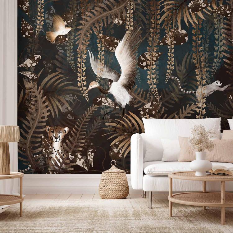 EMMANUELLE - Papier peint panoramique oiseaux de paradis - Anatole Designs