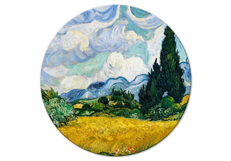 Vincent Van Gogh - Paysage avec champ de blé jaune