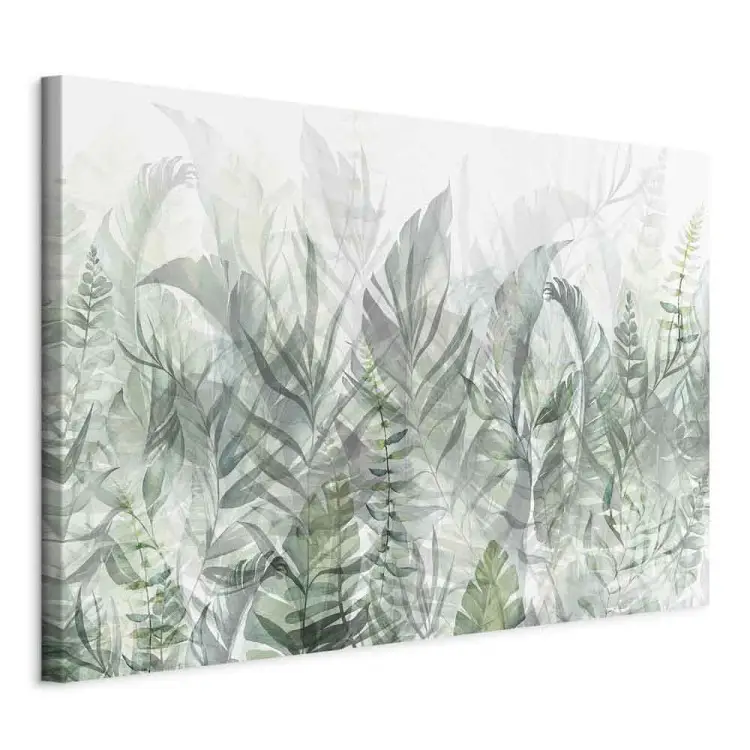 Prairie sauvage - feuilles dessinées sur fond clair