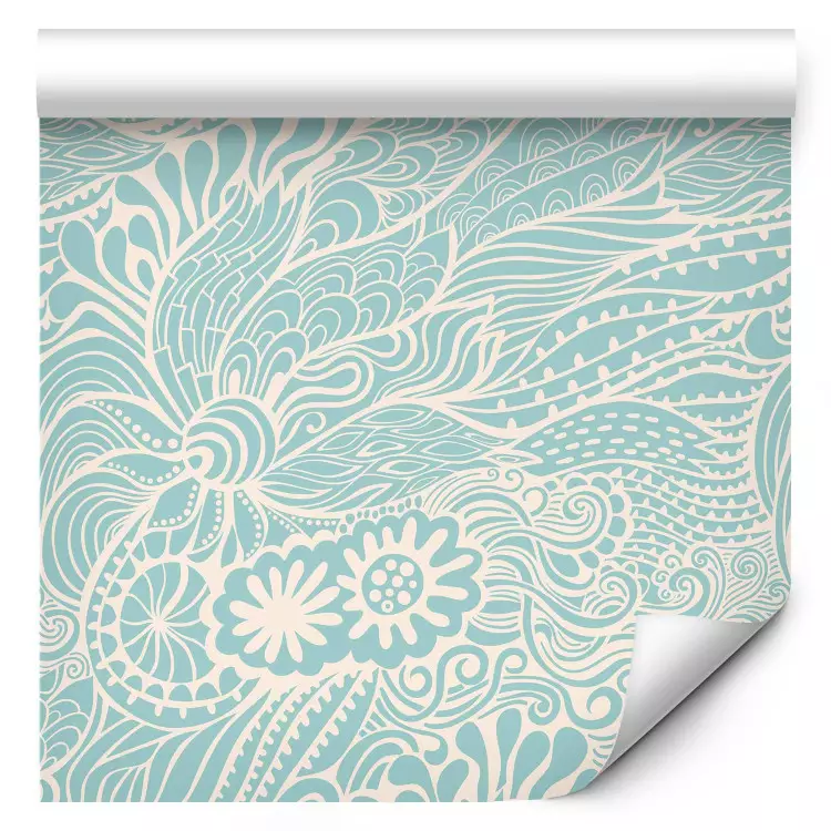 Abstraction pastel - fleurs aux pétales ornés de motifs variés